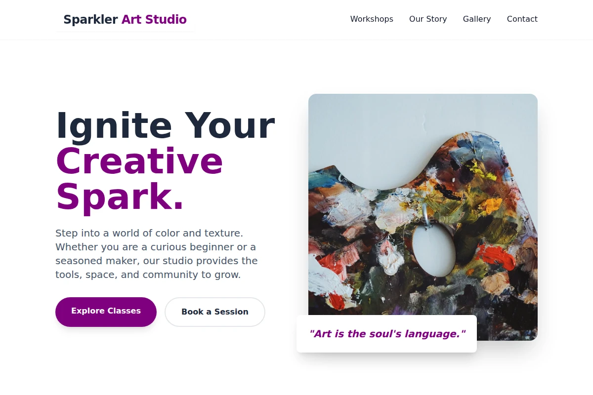 Sparkler Art Studio