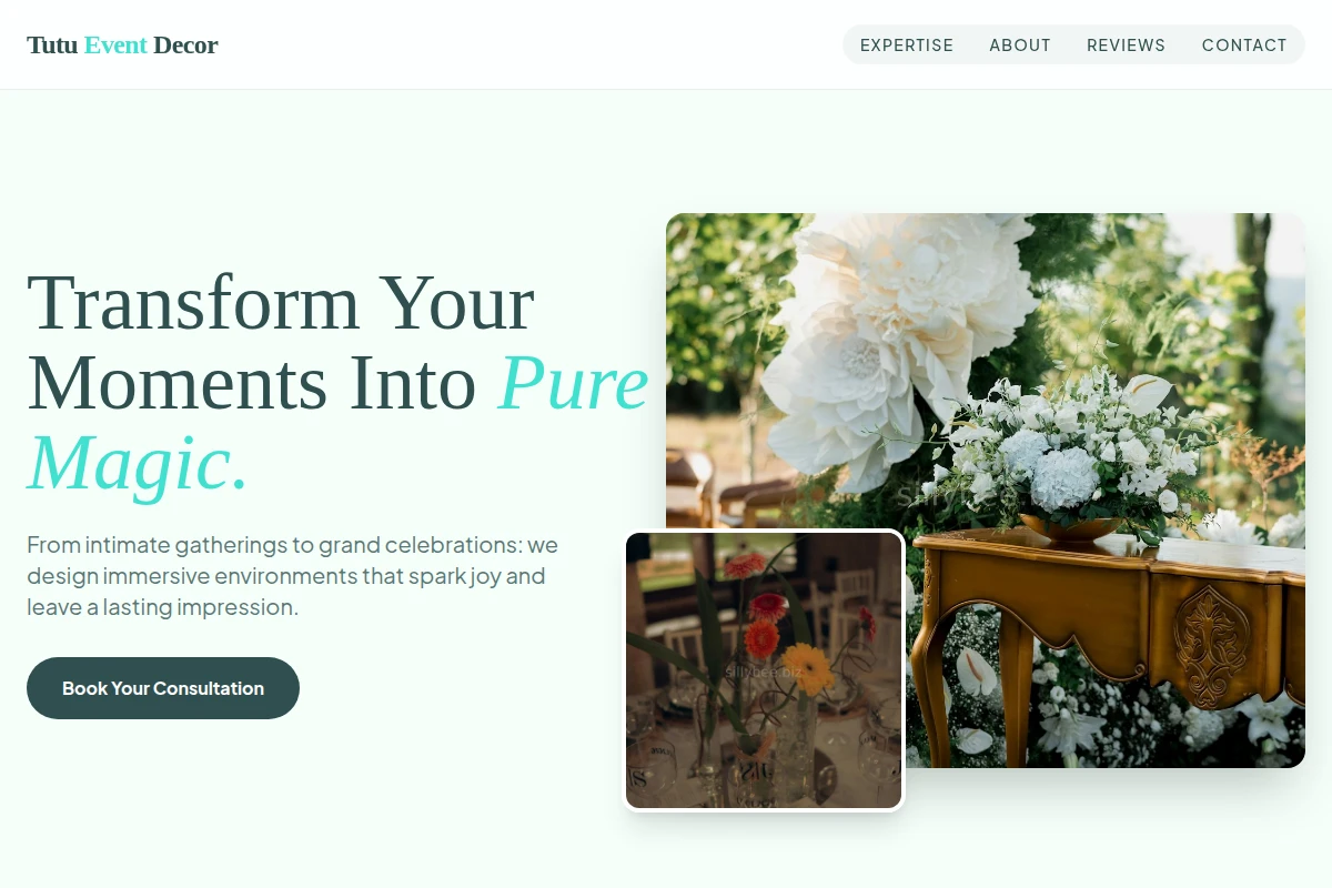 Tutu Event Decor